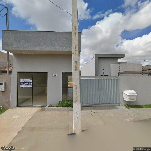 Imagem estática do "Street View" da localização
