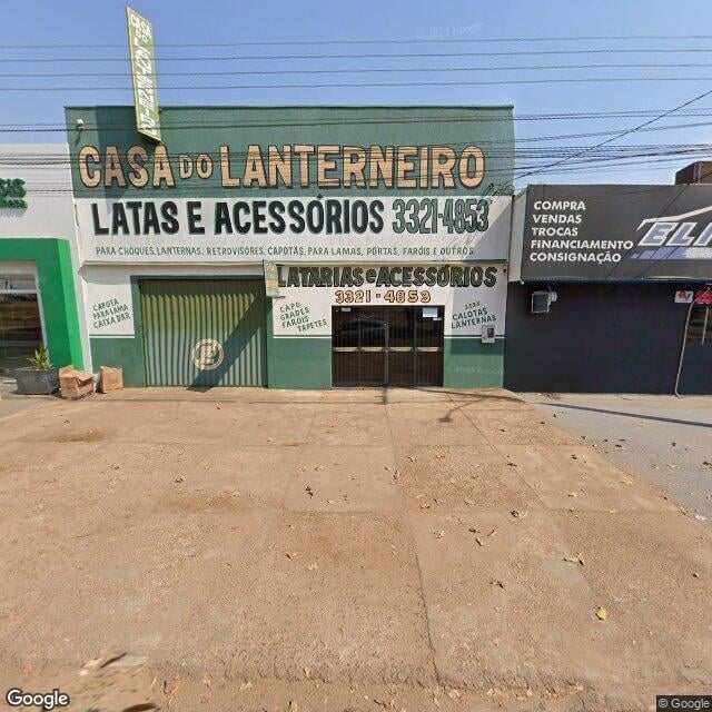 Imagem estática do "Street View" da localização