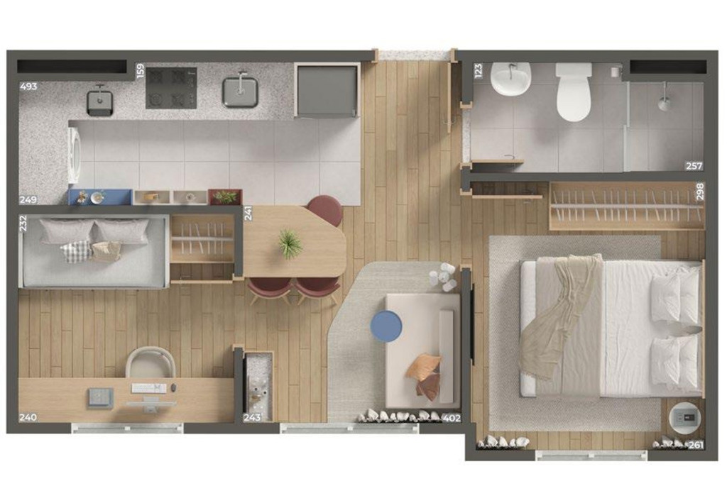 Apartamento, 2 quartos, 33 m² - Foto 21
