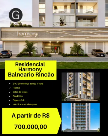 Apartamento à venda no bairro Zona Velha em Balneário Rincão/SC