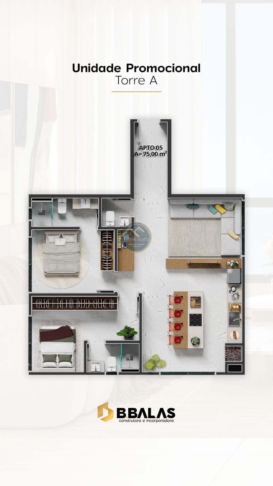 Apartamento, 2 quartos, 70 m² - Foto 44