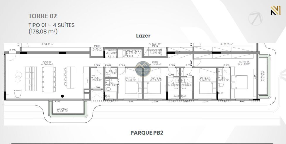 Apartamento, 3 quartos, 133 m² - Foto 48