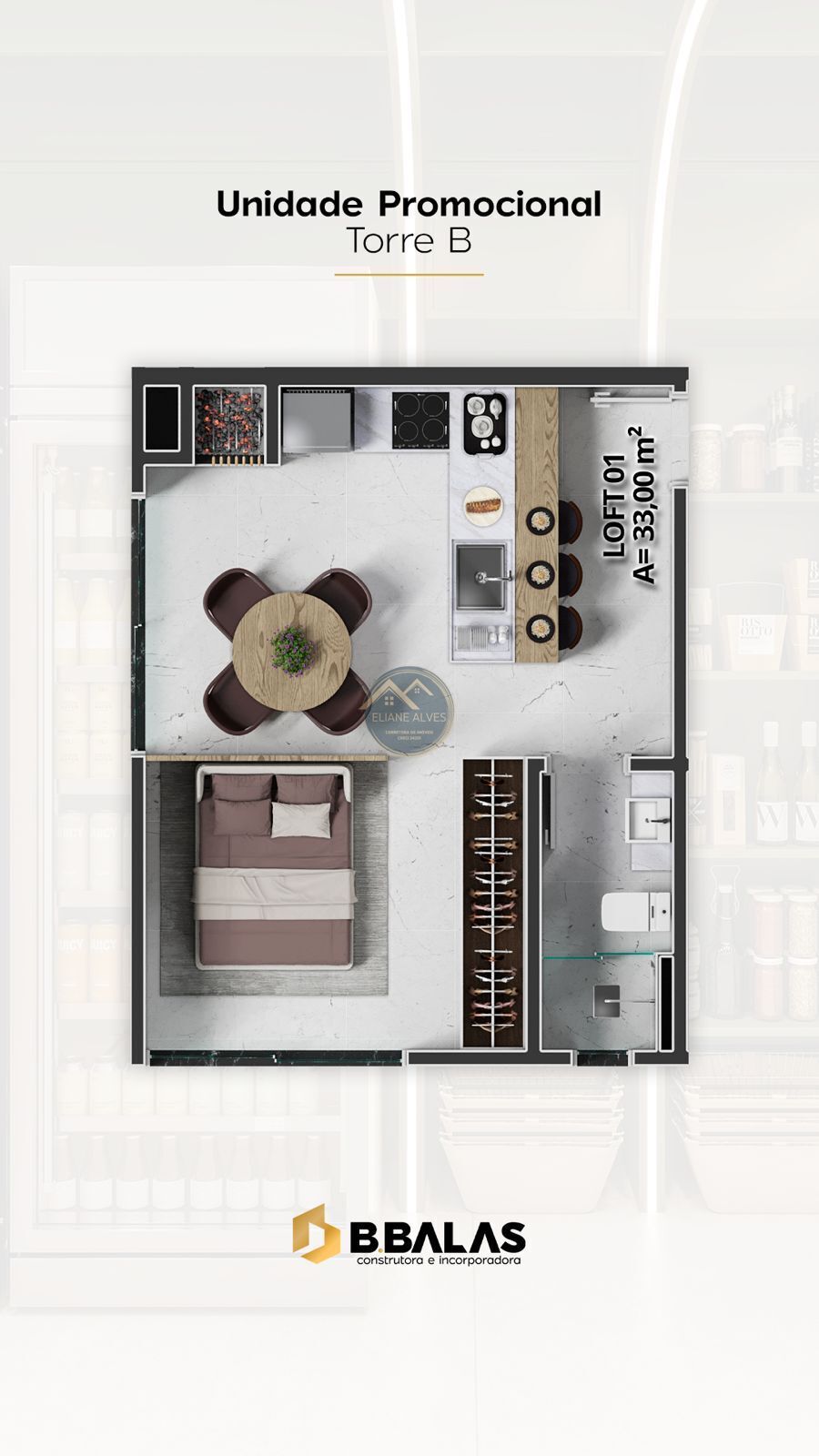 Flat/Apart Hotel, 1 quarto, 28 m² - Foto 50