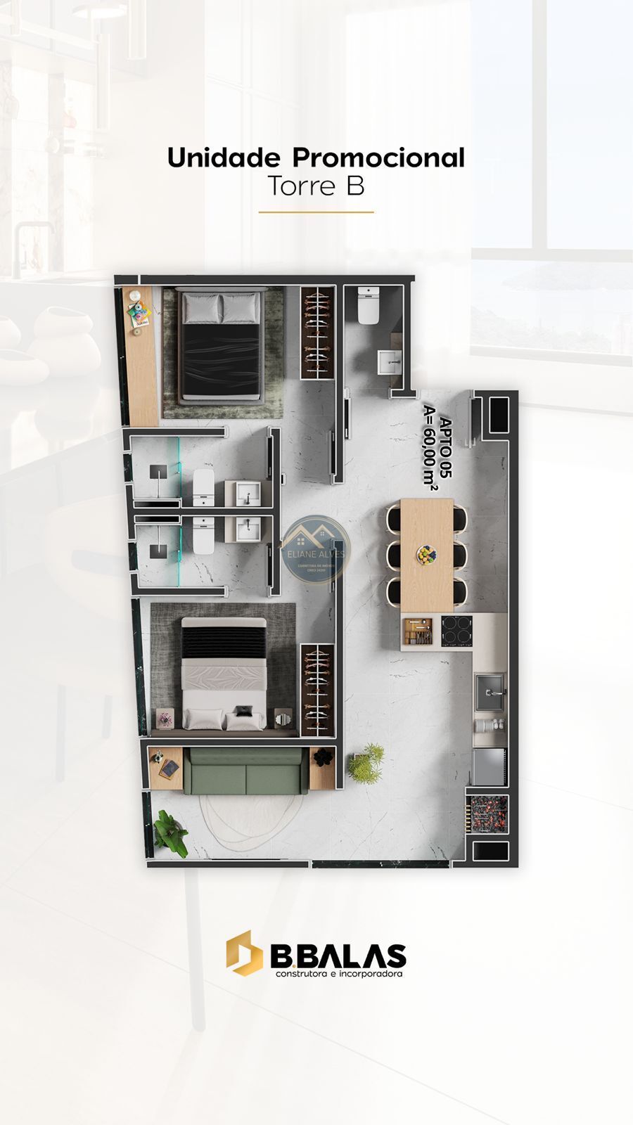Flat/Apart Hotel, 1 quarto, 28 m² - Foto 47