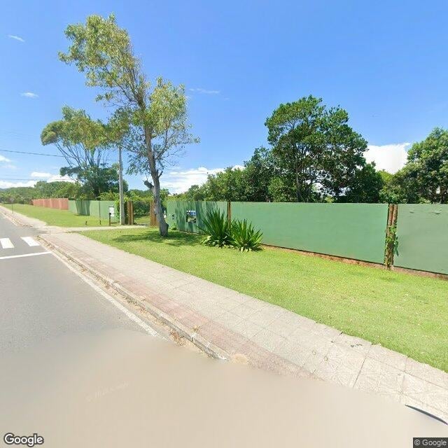 Imagem estática do "Street View" da localização