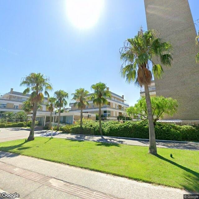 Imagem estática do "Street View" da localização