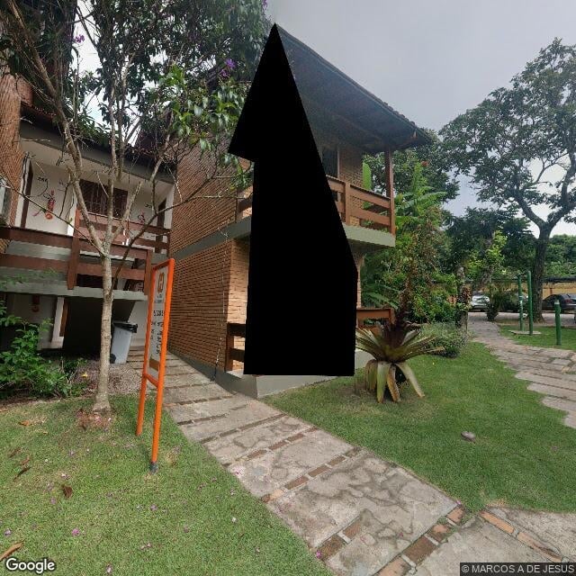 Imagem estática do "Street View" da localização