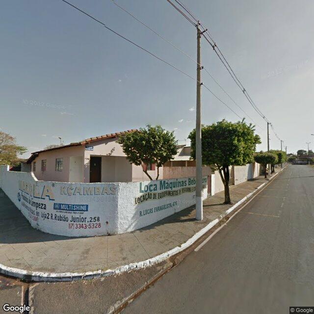 Imagem estática do "Street View" da localização