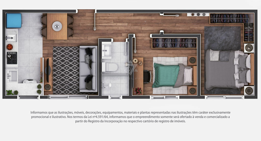 Apartamento, 2 quartos, 45 m² - Foto 17