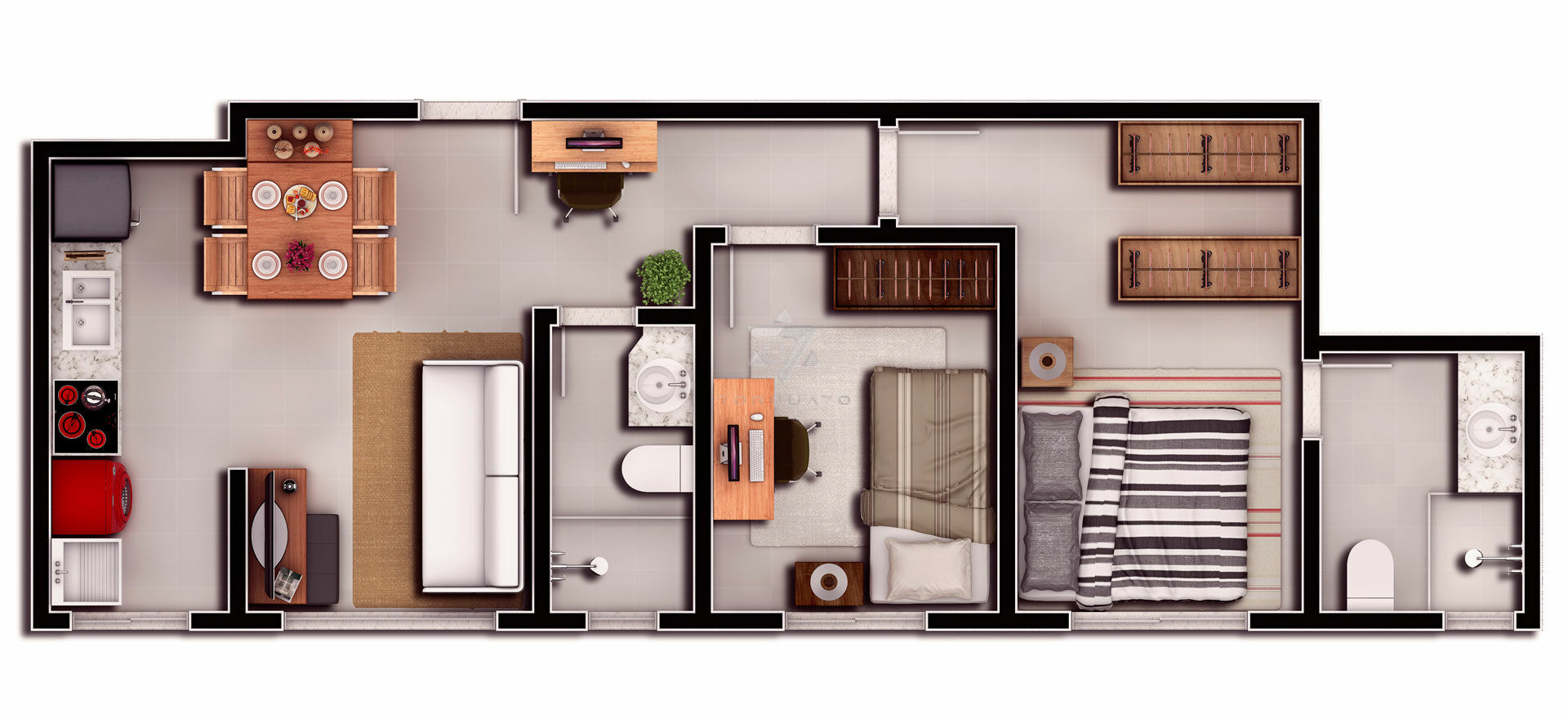 Apartamento, 2 quartos, 44 m² - Foto 17