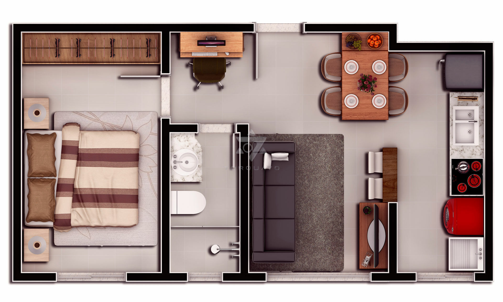 Apartamento, 2 quartos, 44 m² - Foto 16