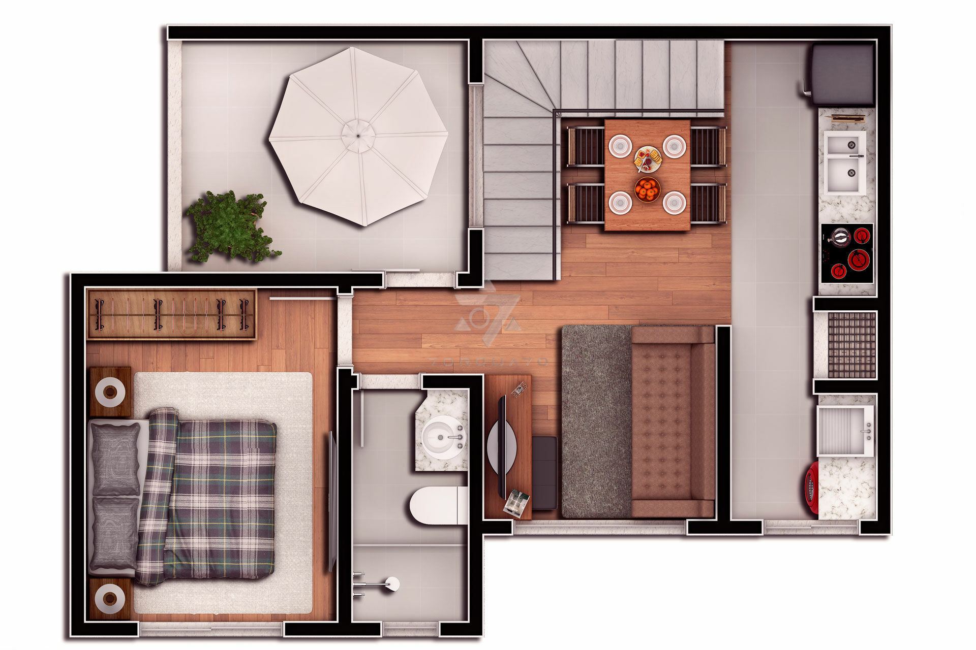 Apartamento, 2 quartos, 44 m² - Foto 21