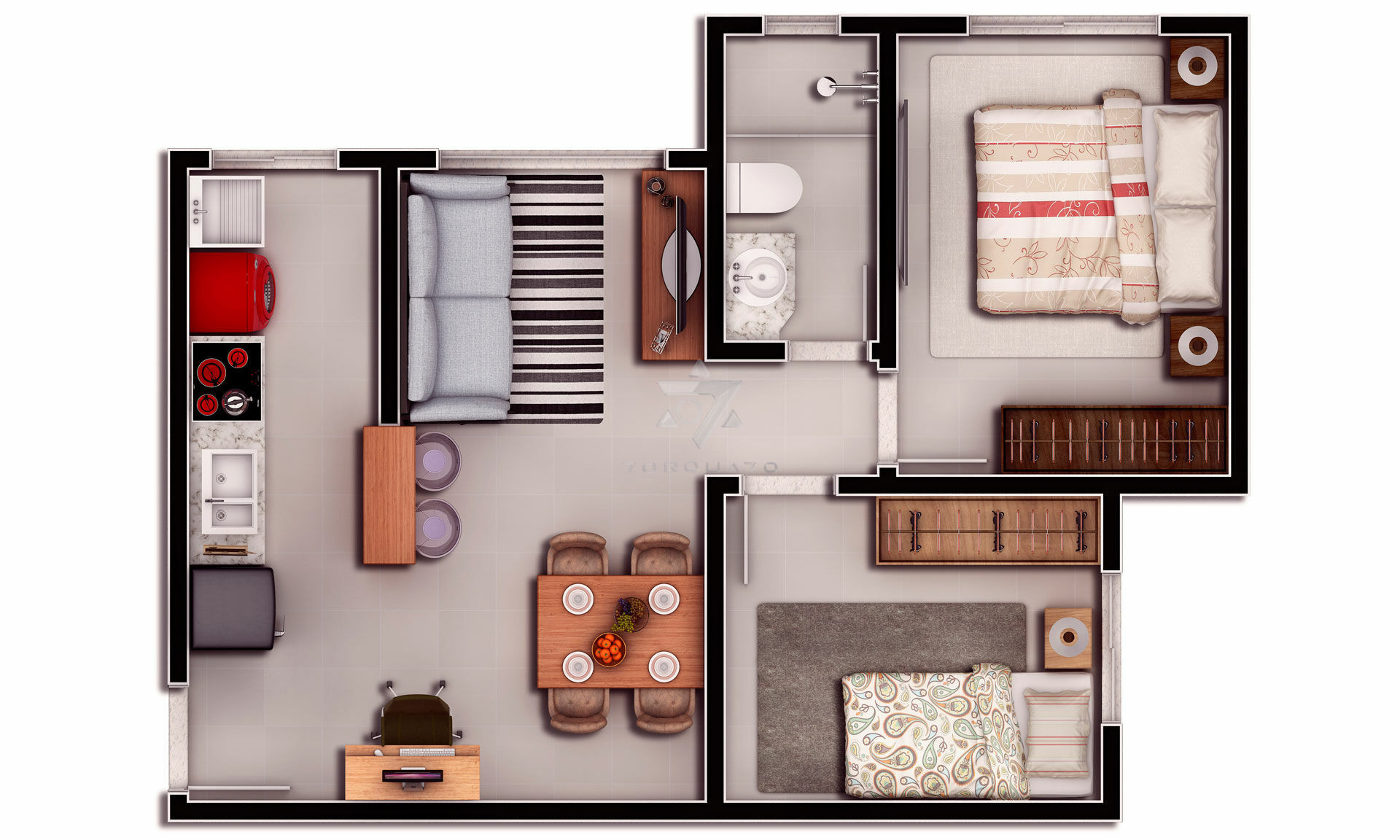 Apartamento, 2 quartos, 44 m² - Foto 19
