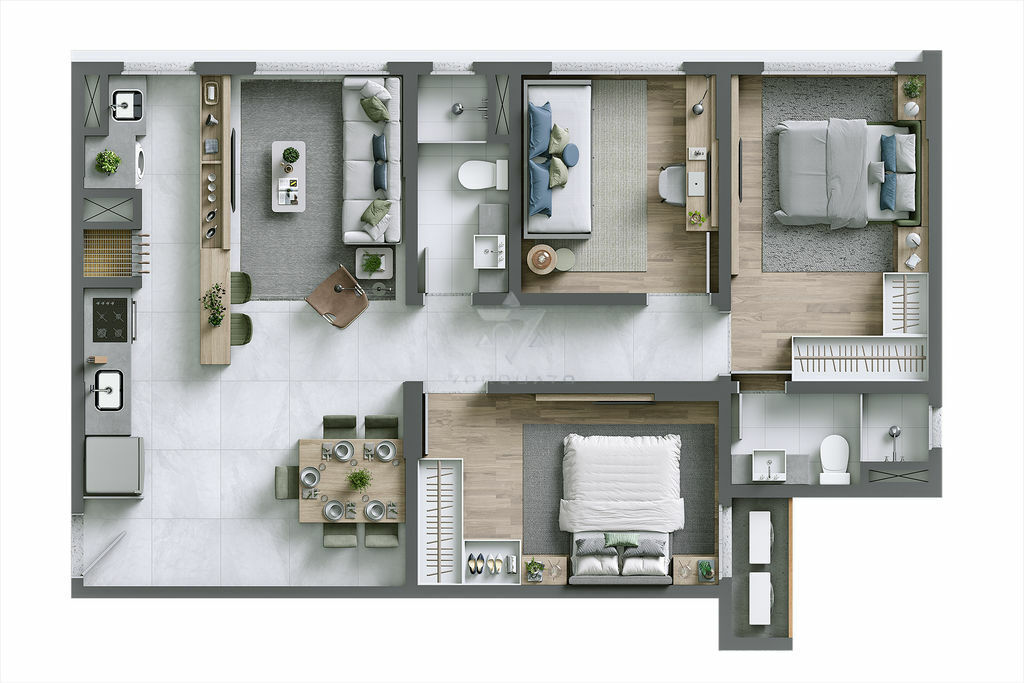Apartamento, 2 quartos, 61 m² - Foto 20