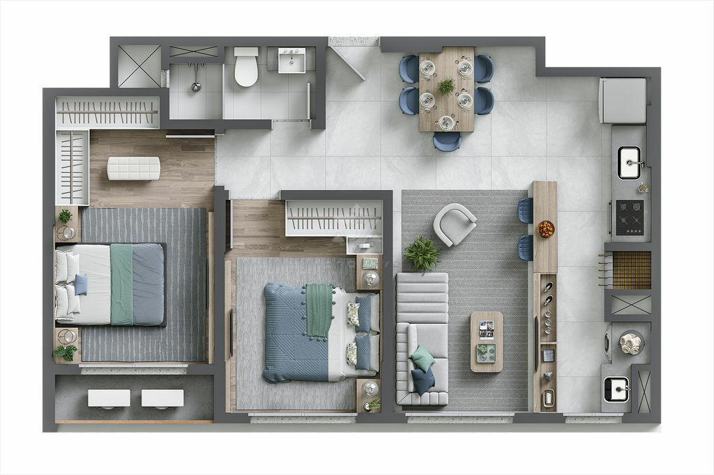 Apartamento, 2 quartos, 61 m² - Foto 18