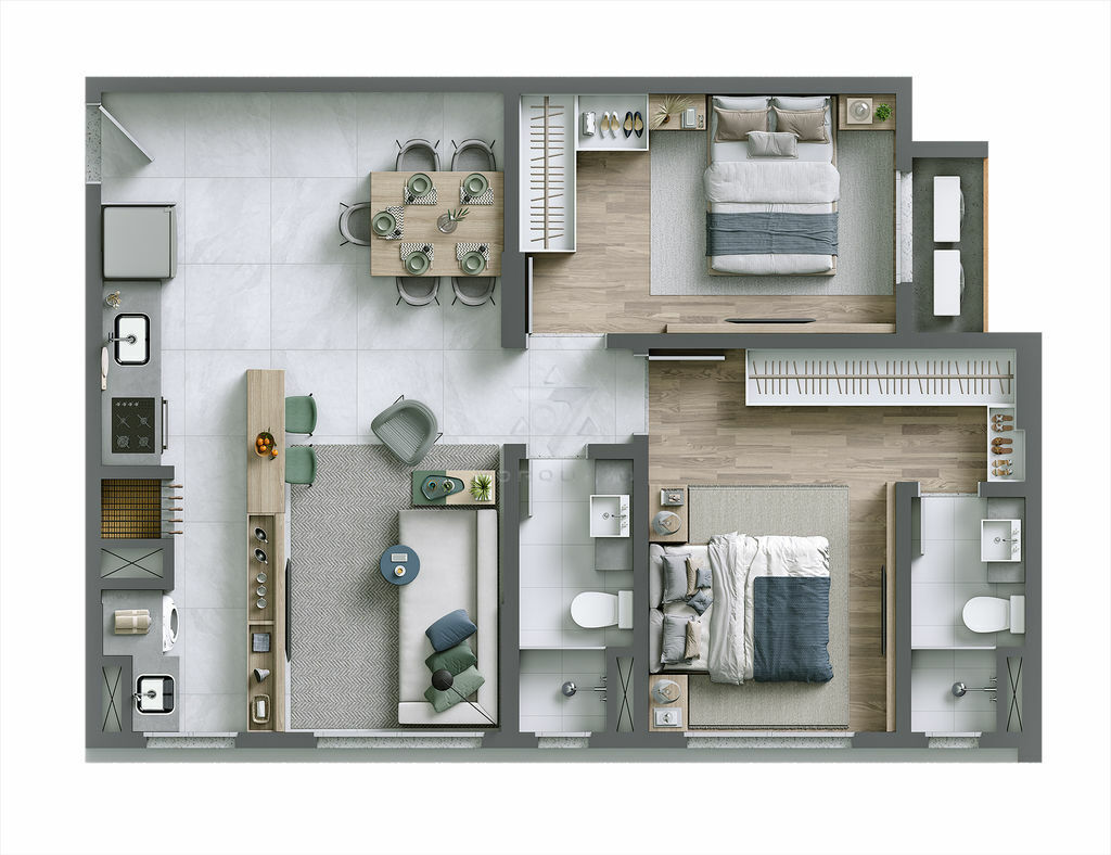 Apartamento, 2 quartos, 61 m² - Foto 19