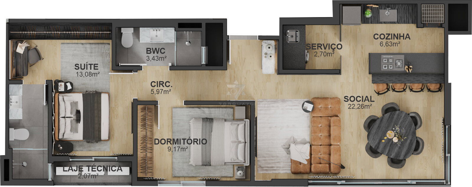 Apartamento, 2 quartos, 91 m² - Foto 17