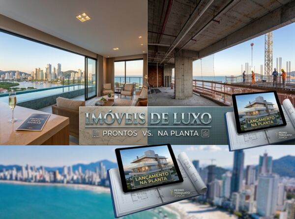 Imóveis de luxo prontos vs. na planta: Qual estratégia traz maior retorno sobre o investimento (ROI) na cidade.