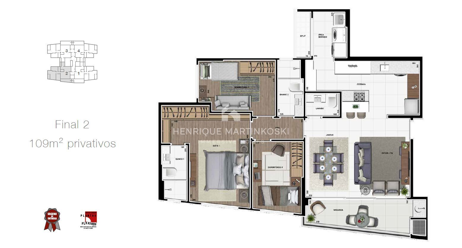 Apartamento, 3 quartos, 108 m² - Foto 51