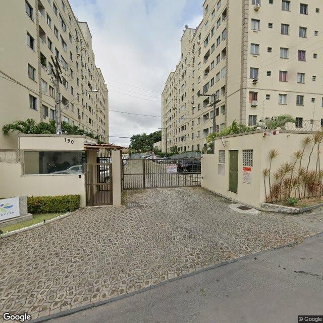 Imagem estática do "Street View" da localização