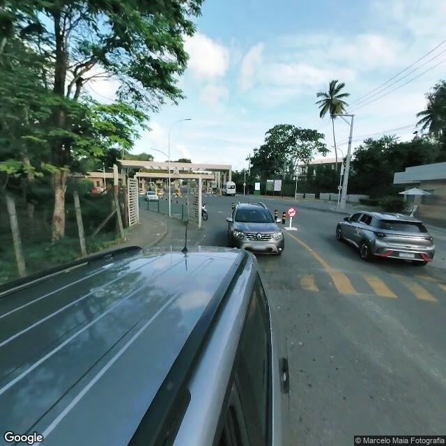 Imagem estática do "Street View" da localização