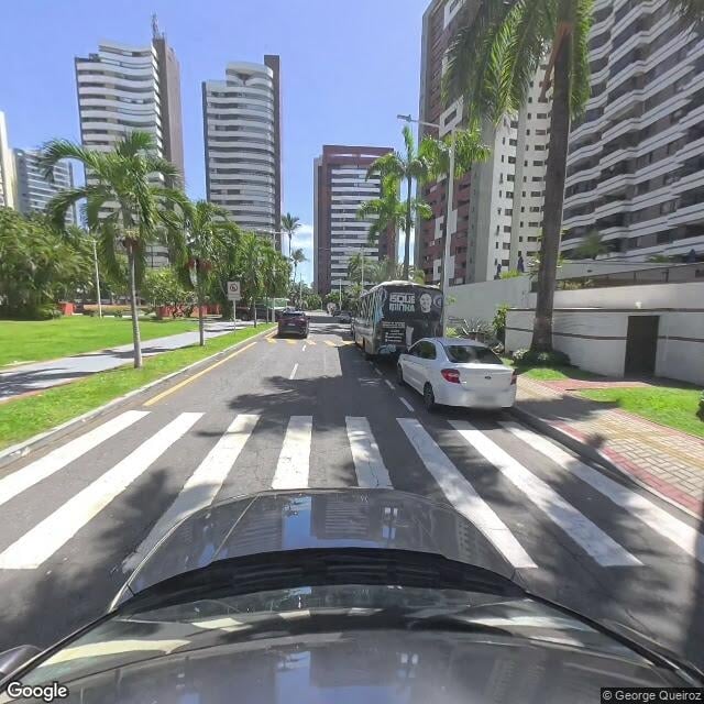 Imagem estática do "Street View" da localização