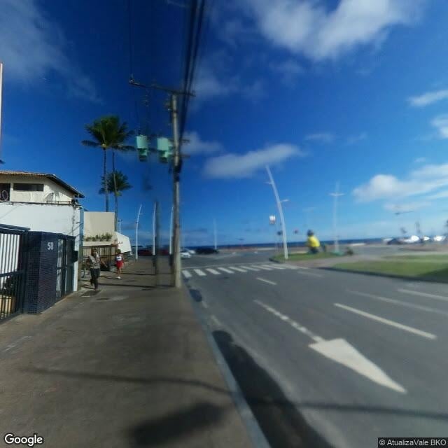 Imagem estática do "Street View" da localização