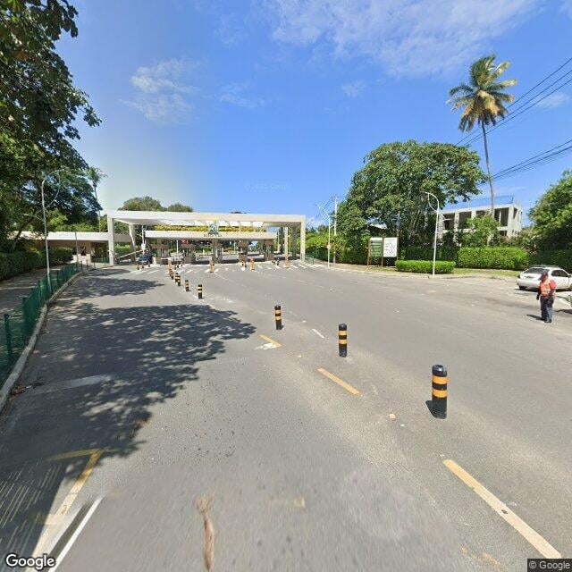 Imagem estática do "Street View" da localização