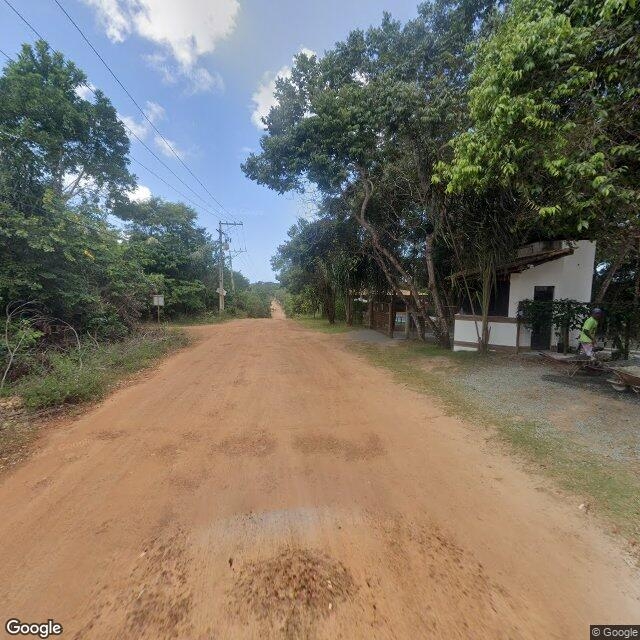 Imagem estática do "Street View" da localização