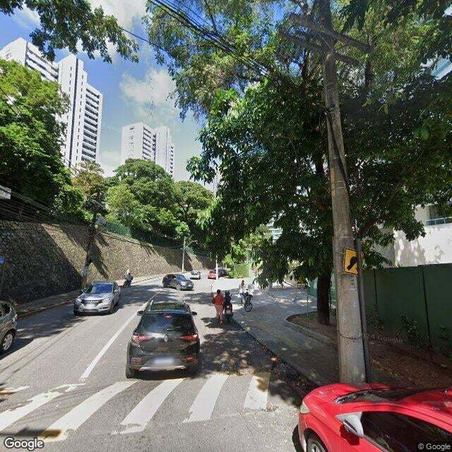 Imagem estática do "Street View" da localização