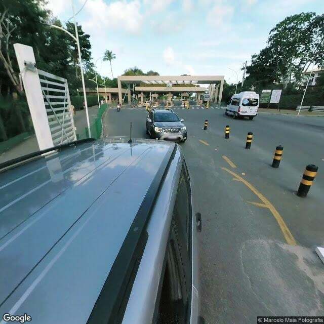 Imagem estática do "Street View" da localização