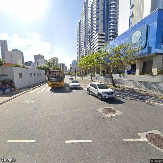 Imagem estática do "Street View" da localização