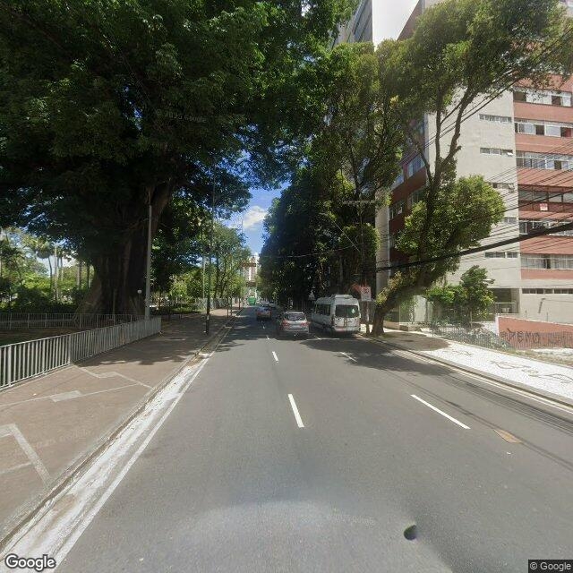 Imagem estática do "Street View" da localização