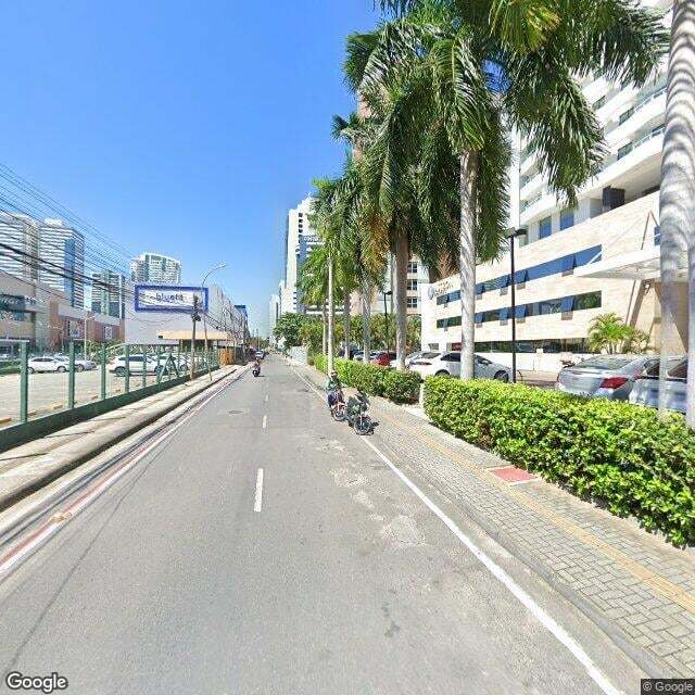 Imagem estática do "Street View" da localização