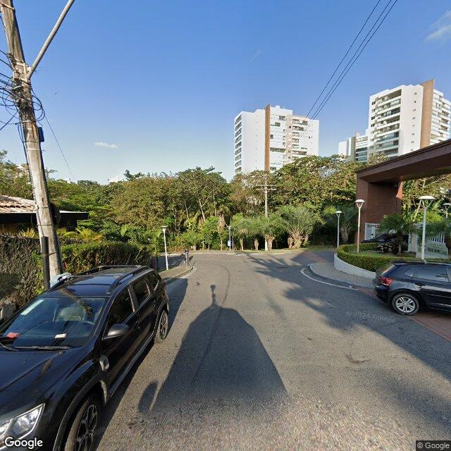 Imagem estática do "Street View" da localização