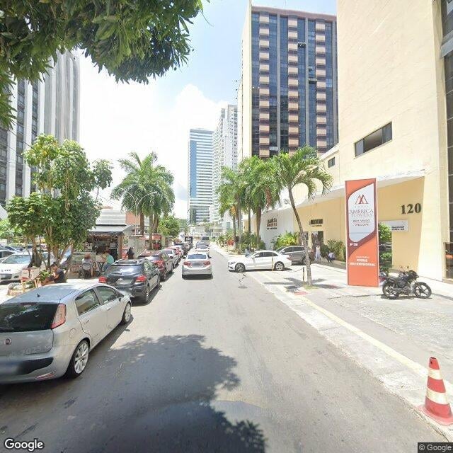 Imagem estática do "Street View" da localização