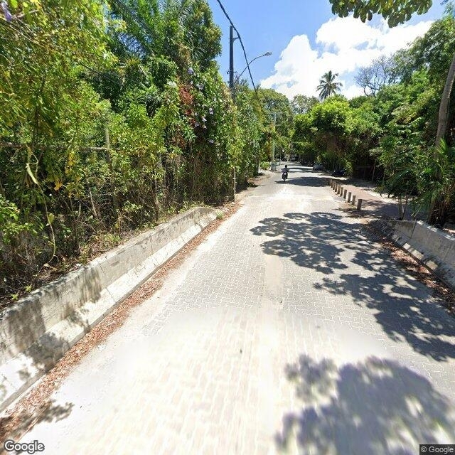 Imagem estática do "Street View" da localização