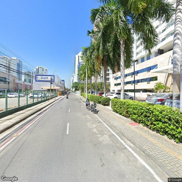 Imagem estática do "Street View" da localização