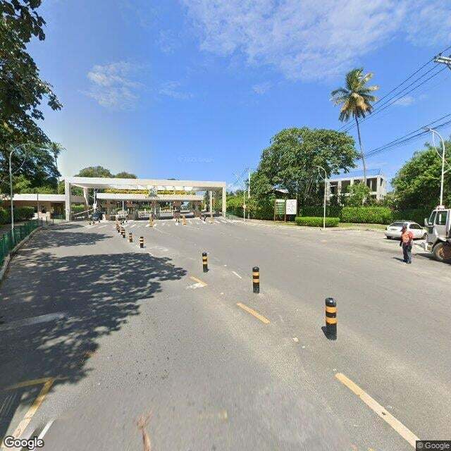 Imagem estática do "Street View" da localização