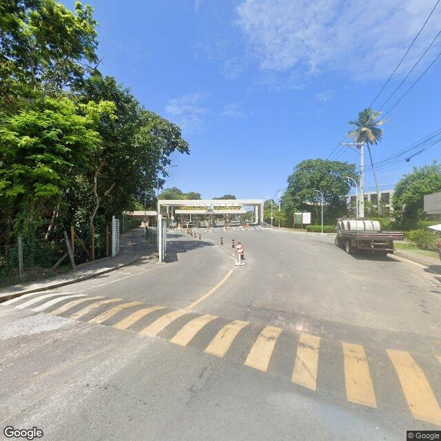 Imagem estática do "Street View" da localização