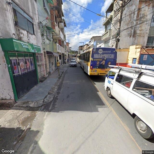 Imagem estática do "Street View" da localização