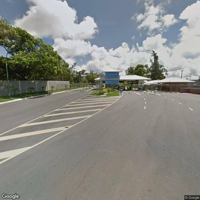Imagem estática do "Street View" da localização