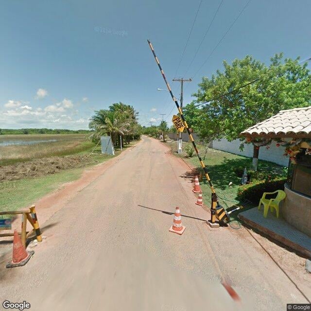 Imagem estática do "Street View" da localização