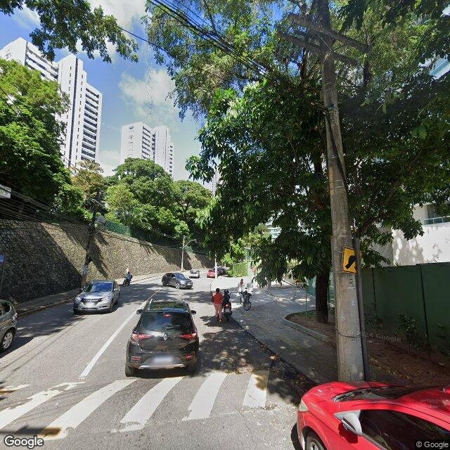 Imagem estática do "Street View" da localização