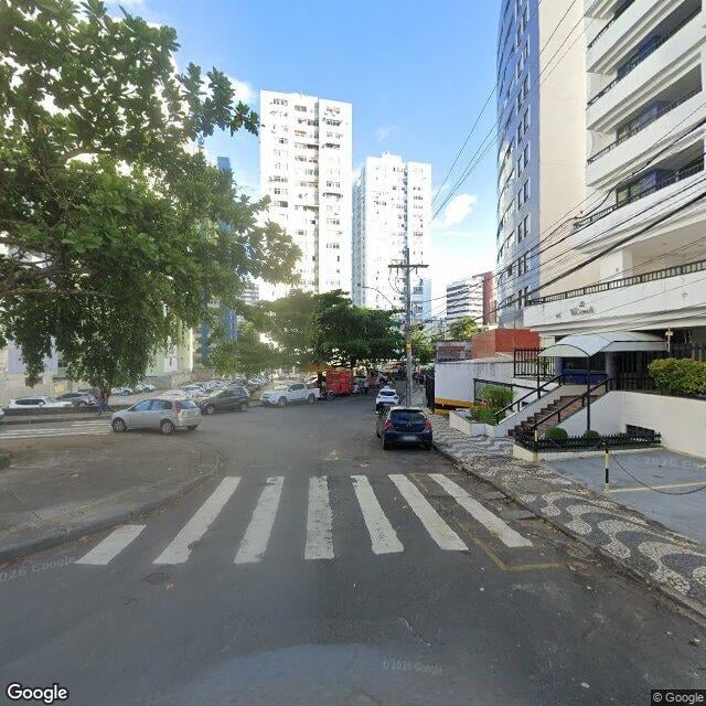 Imagem estática do "Street View" da localização