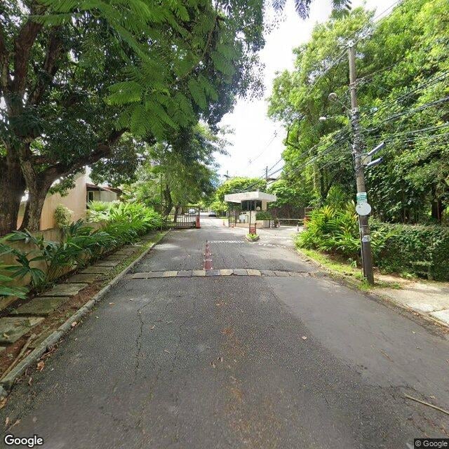 Imagem estática do "Street View" da localização