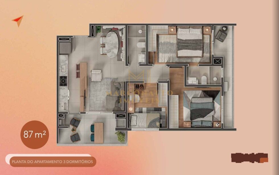 Apartamento, 2 quartos, 65 m² - Foto 19
