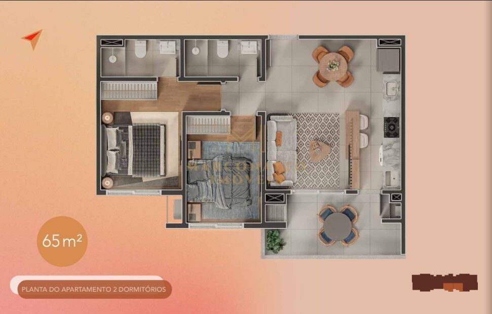 Apartamento, 2 quartos, 65 m² - Foto 18