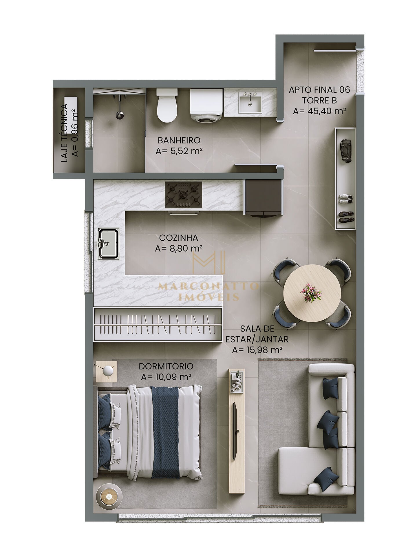 Apartamento, 2 quartos, 71 m² - Foto 21