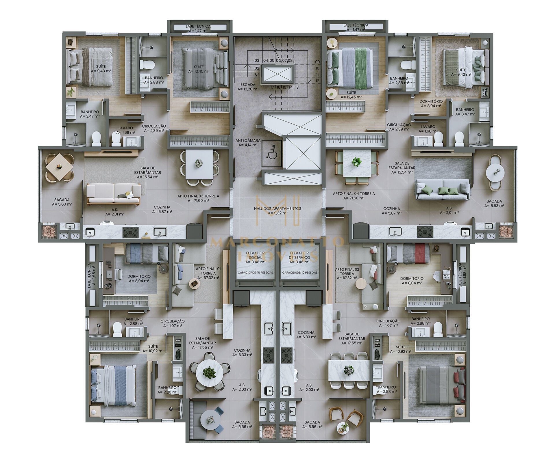 Apartamento, 2 quartos, 71 m² - Foto 26